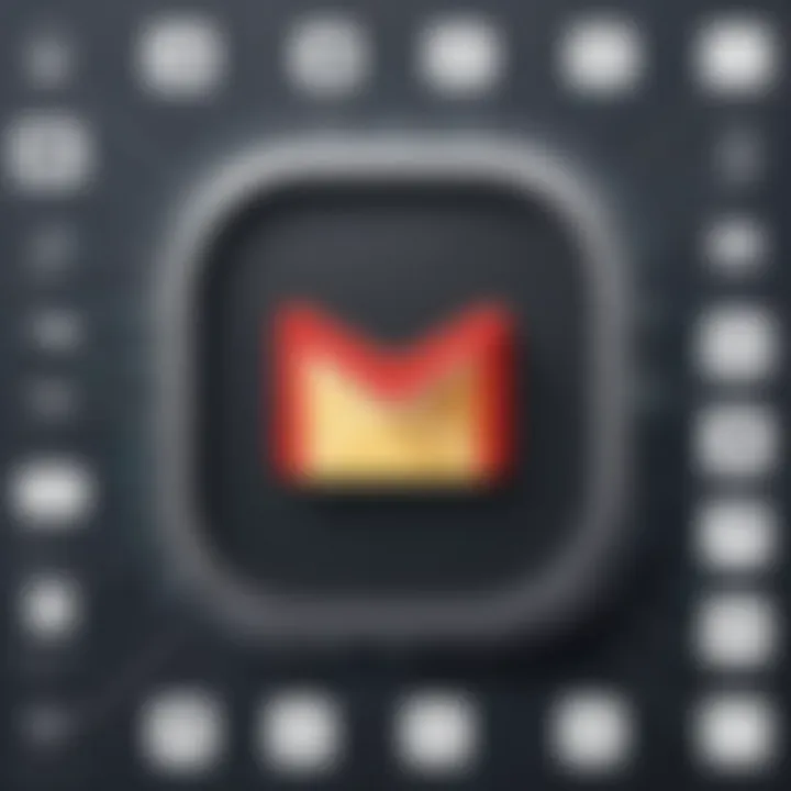 Comparison chart of security features in email platforms