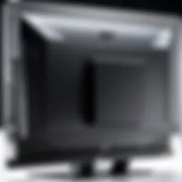 Close-up of an Acer monitor showcasing VESA mounting holes