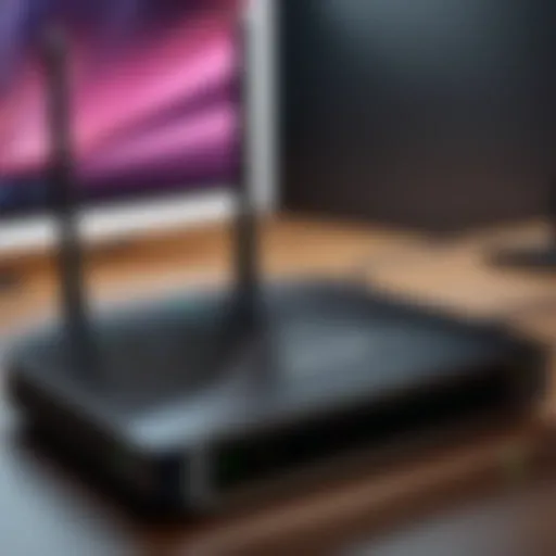 Router configuration with VPN settings