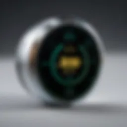 Detailed view of Air Things radon detector showcasing its design.