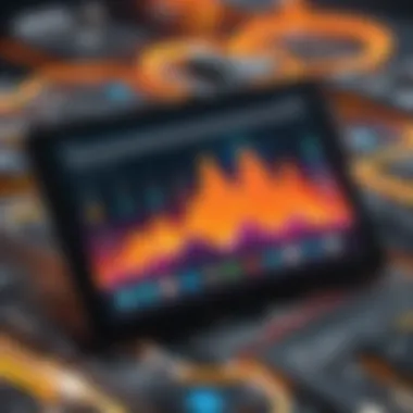 Content Consumption Dynamics on Amazon Fire Tablets Visual representation of content consumption on an Amazon Fire tablet
