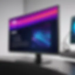 Detailed view of BenQ monitor specifications