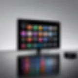 Apple TV HD device showcasing sleek design