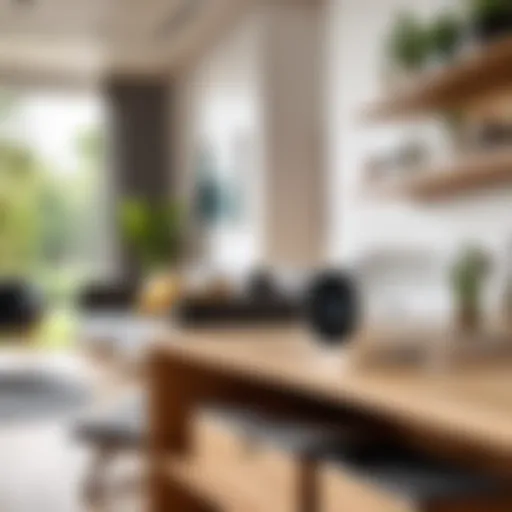 Arlo camera installation in a modern home environment