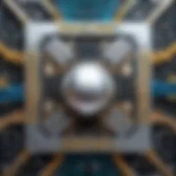 An abstract representation of AI-generated artwork blending technology and creativity