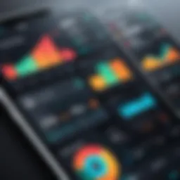 Dynamic dashboard showcasing app analytics