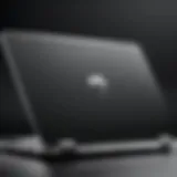 Sleek design of an HP laptop designed for students