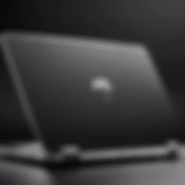 Sleek design of an HP laptop designed for students