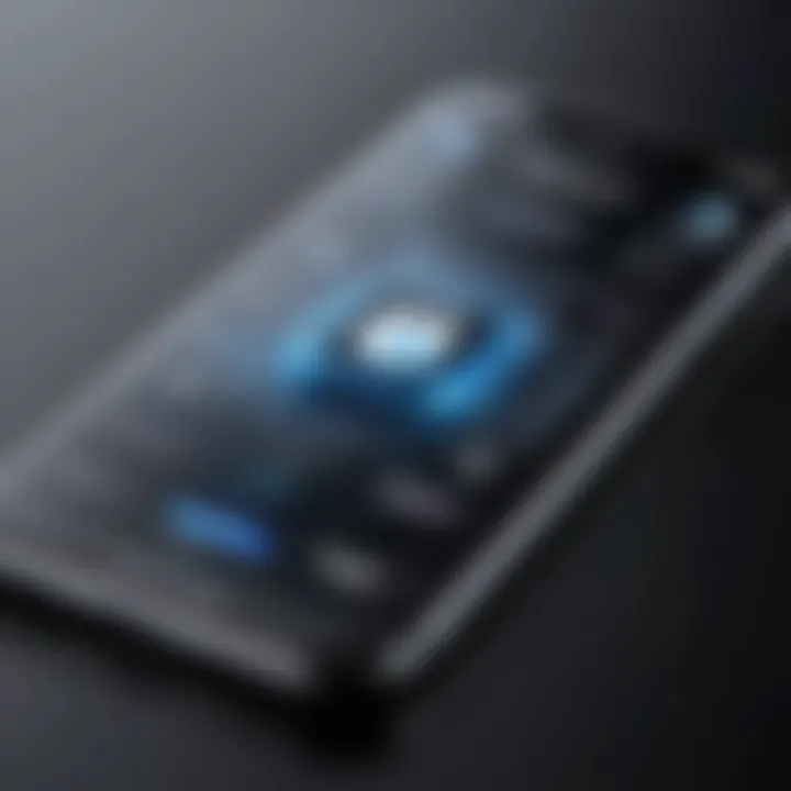 Illustration of built-in iPhone security features
