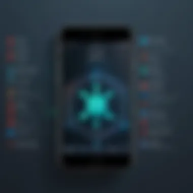 Comparison chart of third-party malware protection apps