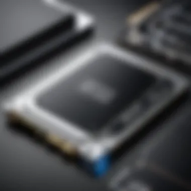 Cutting-Edge SSD Technology An advanced SSD showcasing cutting-edge technology
