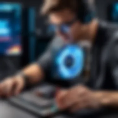 Enhanced Gaming Performance A gamer experiencing enhanced performance with an SSD