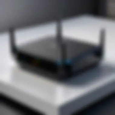 Features of Modern Routers Router showcasing advanced features and specifications