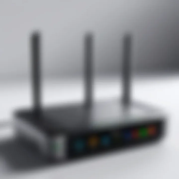 User-friendly interface of a router's settings page