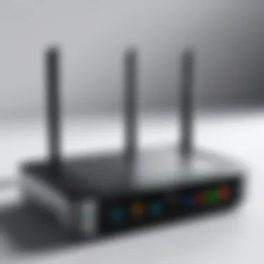 Intuitive Router Settings User-friendly interface of a router's settings page