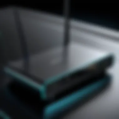 Advanced Router Technology for Enhanced Speed Modern router showcasing advanced technology