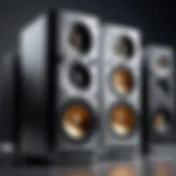 High-fidelity speakers showcasing rich sound quality