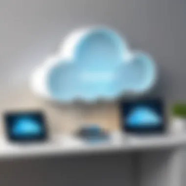 Cloud VPN Setup Diagram showcasing the setup of cloud VPN services
