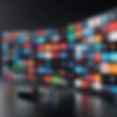App Availability Comparison Among Smart TV Platforms A visual representation of app availability across platforms.