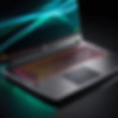 Sleek Design of Acer Gaming Laptop Acer gaming laptop showcasing its sleek design and RGB keyboard
