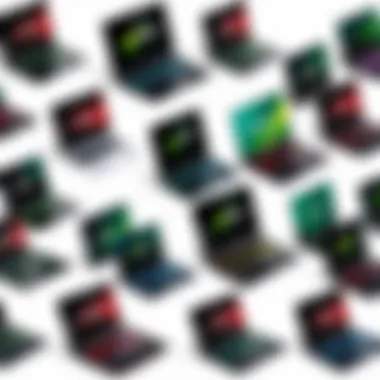 Pricing Overview of Acer Gaming Laptops A collage of Acer gaming laptops with various price tags