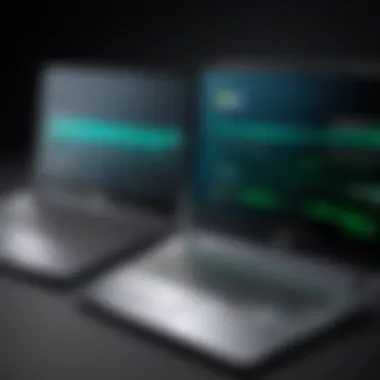 Specifications Comparison of Acer Gaming Laptops Comparison of Acer gaming laptop specifications on a digital screen