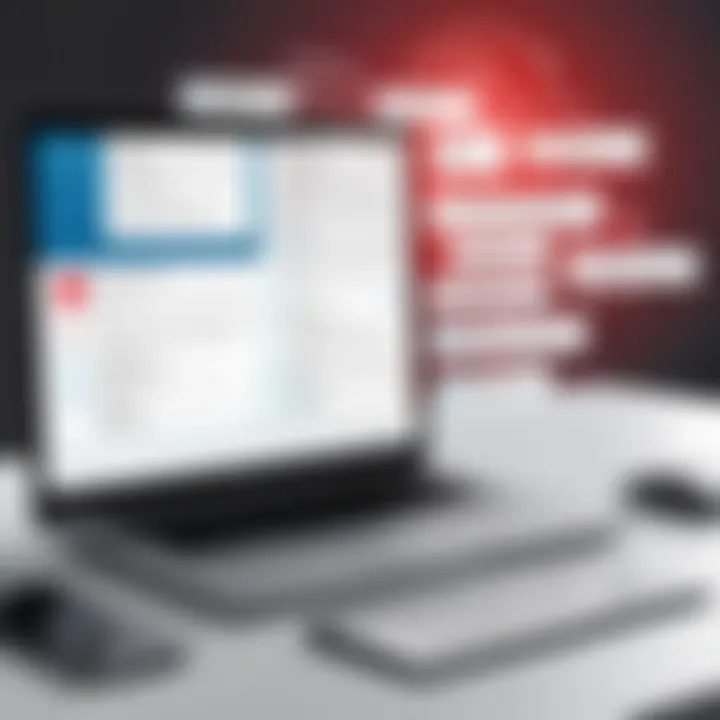 Diagram illustrating document management workflow with Adobe Acrobat Reader