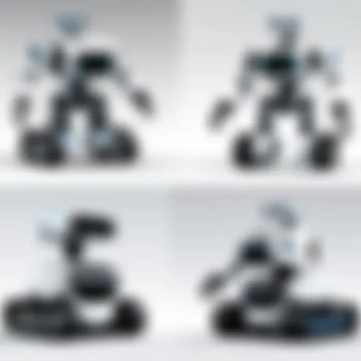 Comparison chart of the Brava Jet Robot against other cleaning robots in the market