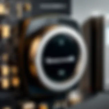Technology Components of Honeywell Electronic Lock Detailed view of the technology components in a Honeywell electronic lock
