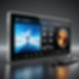 User interface of a popular media player showcasing various features.