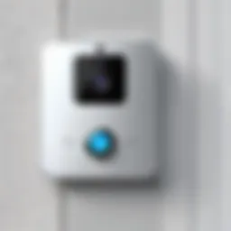 Modern doorbell camera featuring integrated monitor