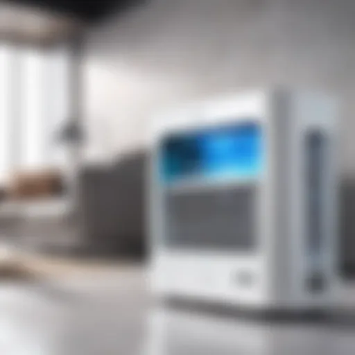 Advanced air purification technology in action