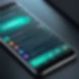 Smartphone displaying antivirus software interface