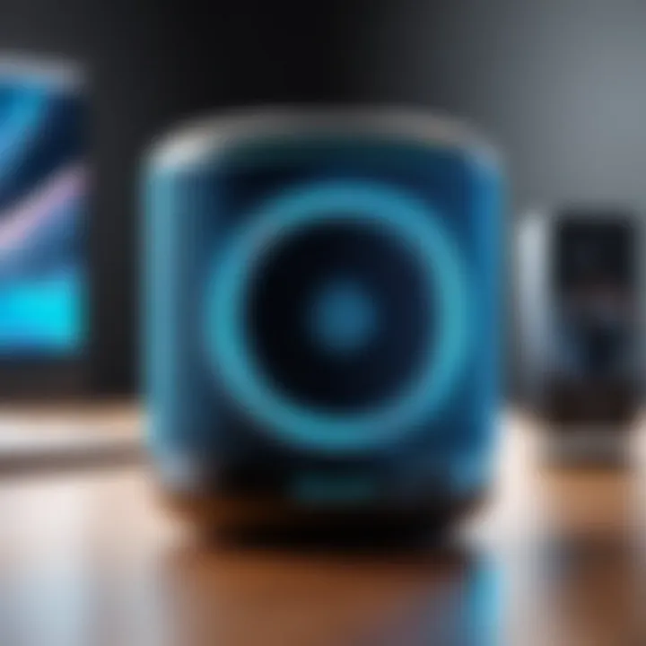 Visual representation of future trends in whole room Bluetooth speaker technology