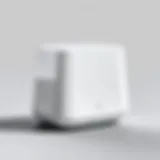 Innovative design of Google Hub WiFi extender showcasing its sleek form