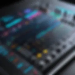 Overview of a modern audio editing interface showcasing various tools and effects.
