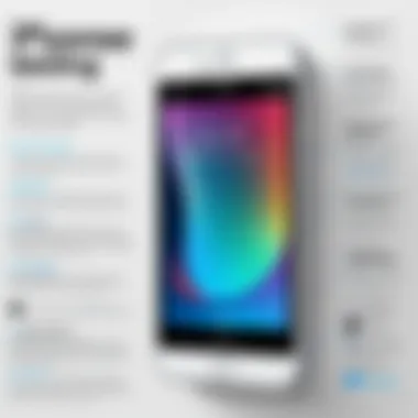 Challenges and Solutions in iPhone App Testing An infographic showing common challenges in iPhone app testing with potential solutions