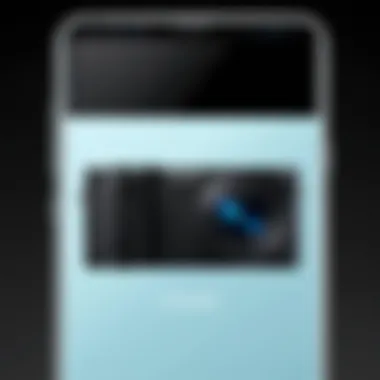 Samsung Galaxy phone displaying advanced camera features
