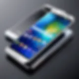 Cutting-edge Samsung Galaxy smartphone showcasing design