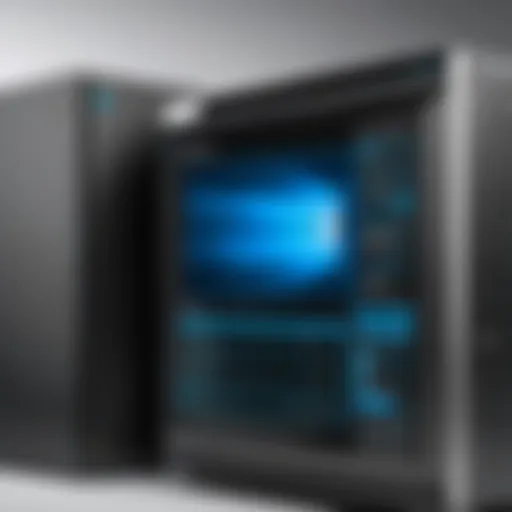 Diagram illustrating Windows Backup configuration settings