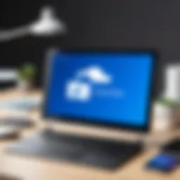 Visual representation of OneDrive sync process
