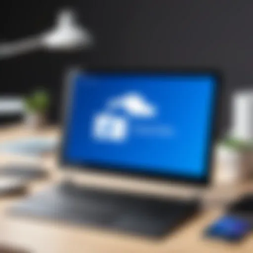 Visual representation of OneDrive sync process