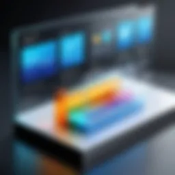 Illustration depicting various categories of active window products