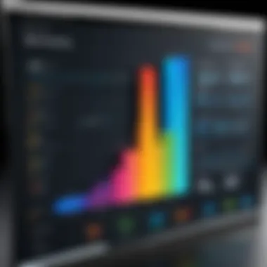 Graph showcasing performance metrics of active window products