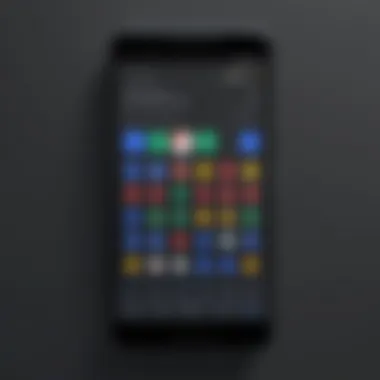 Google Phone App User Interface User interface of Google Phone app showcasing recent calls