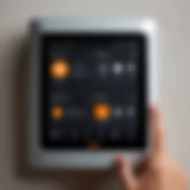 Comparison of Vivint touch screen with competitor devices