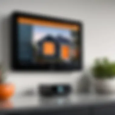 Smart Home Controls with Vivint Touch Screen Vivint touch screen showcasing smart home controls