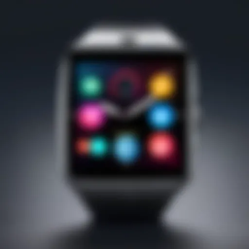 Elegant design of a smart watch featuring video recording