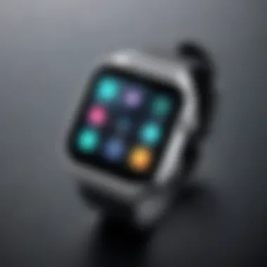 User interface showcasing video recording options on a smart watch