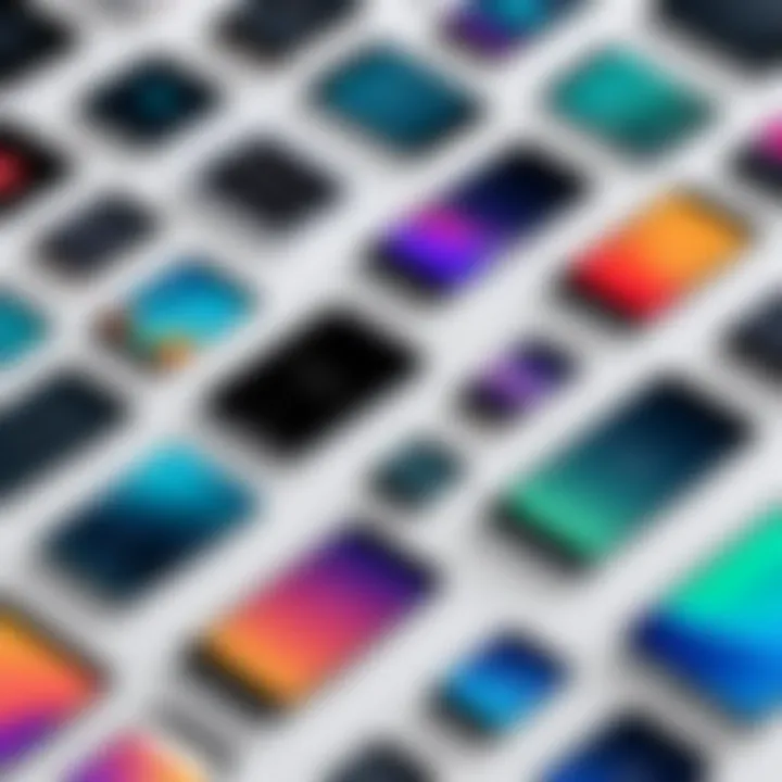 A selection of various mobile devices demonstrating design diversity.